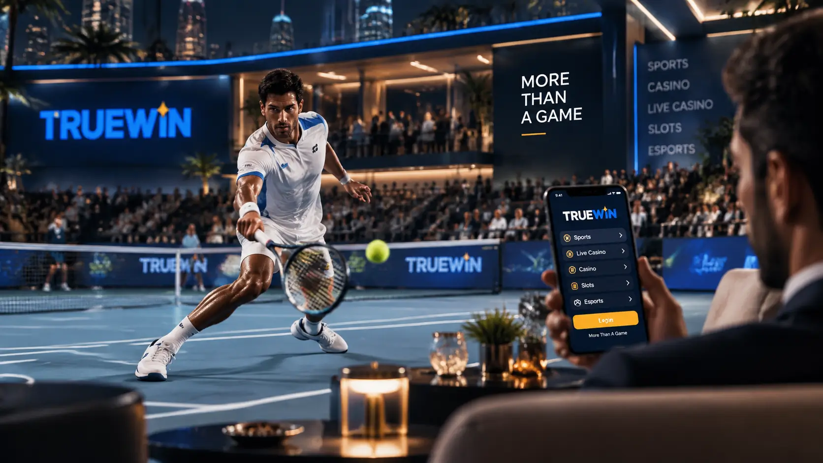 TrueWin tennis sports betting match