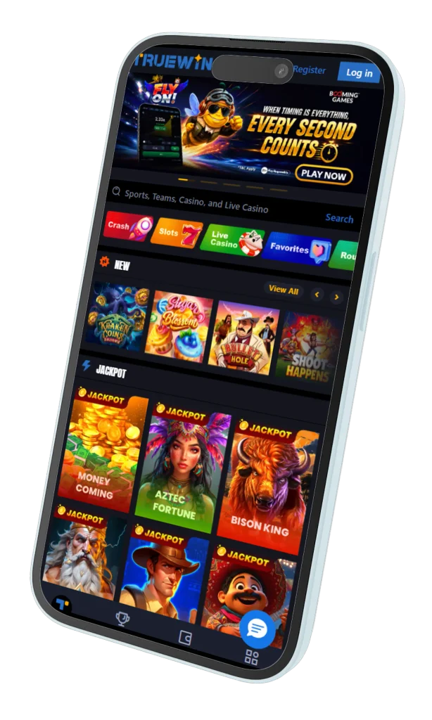 TrueWin mobile casino app